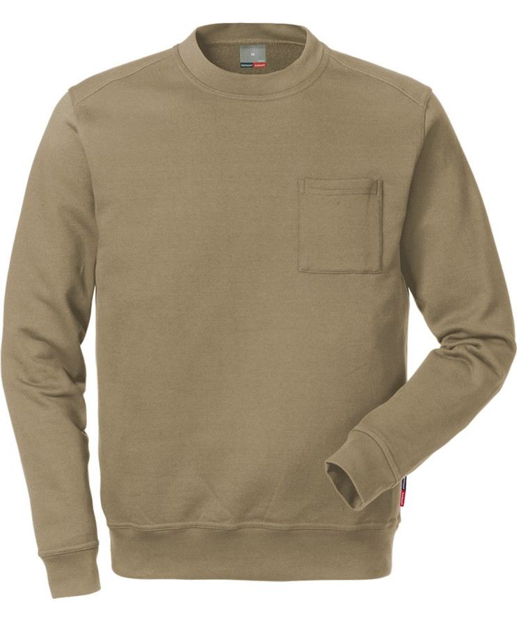 Kansas/Fristads Match sweatshirt (Khaki, L)