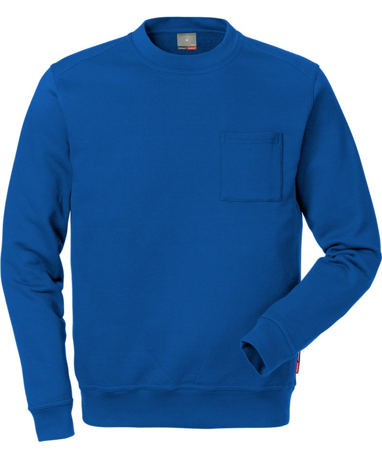 Se Kansas/Fristads Match sweatshirt (Kongeblå, M) hos Specialbutikken