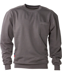 Se Kansas/Fristads Match sweatshirt (Grå, M) hos Specialbutikken