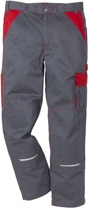 Kansas/Fristads Icon bukser (Grå/Rød, 144)