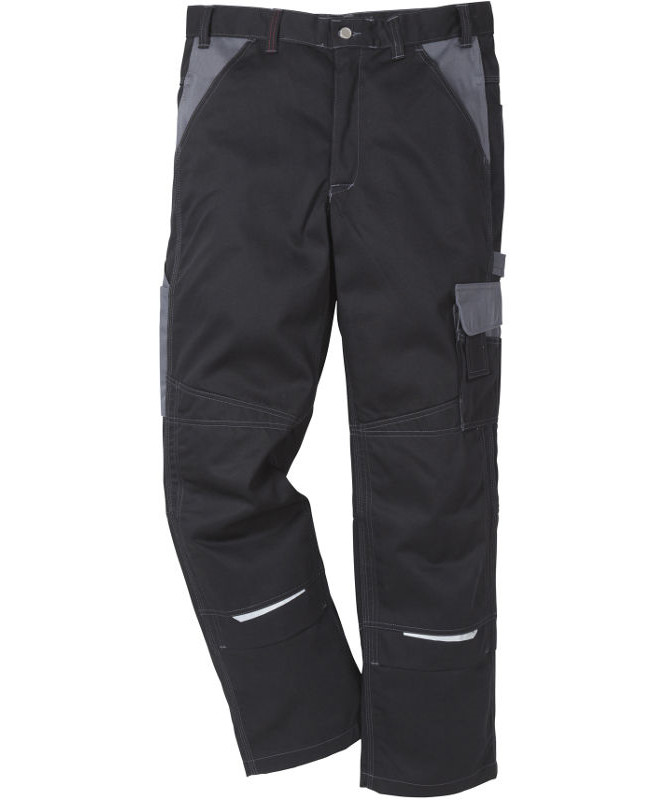 Kansas/Fristads Icon bukser (Sort/Grå, 42) billede