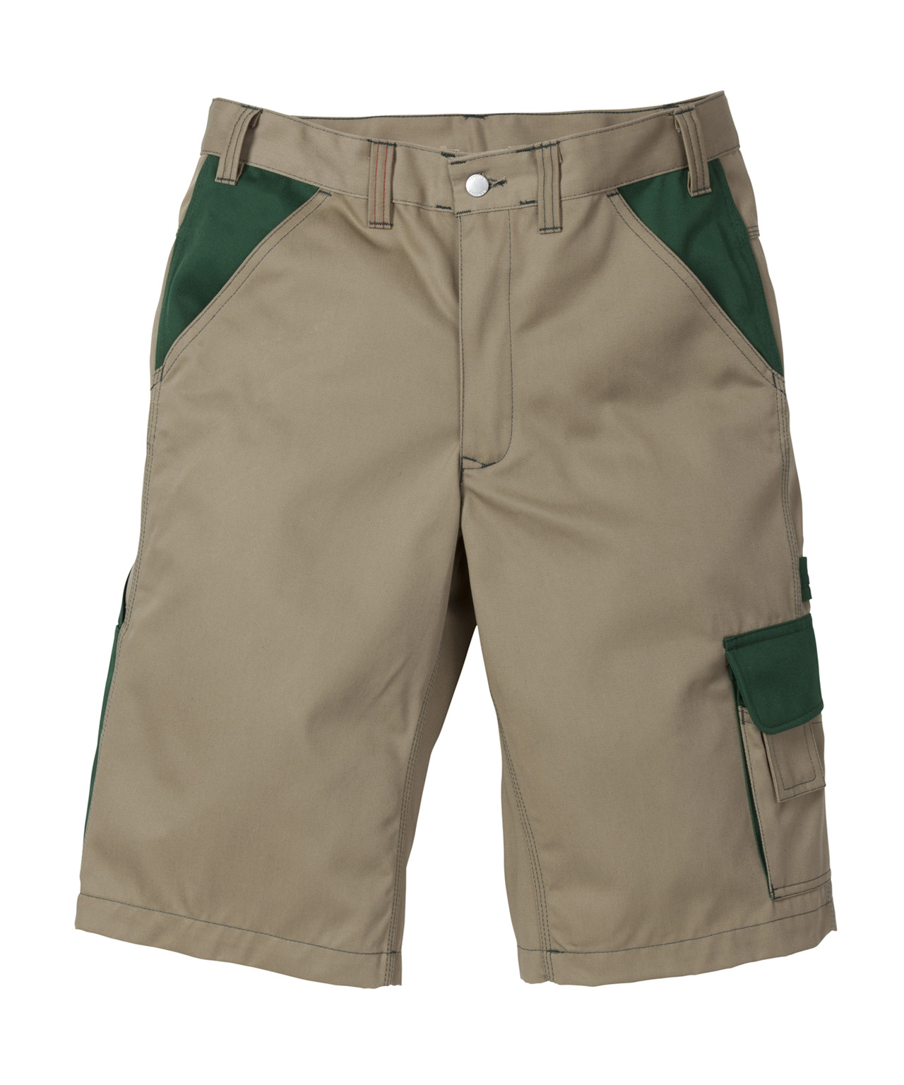Kansas/Fristads Icon shorts (Khaki/Grøn, 46)