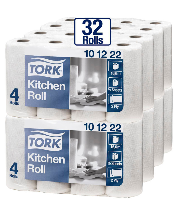 Billede af Tork Plus køkkenrulle 2-lags - 32 ruller