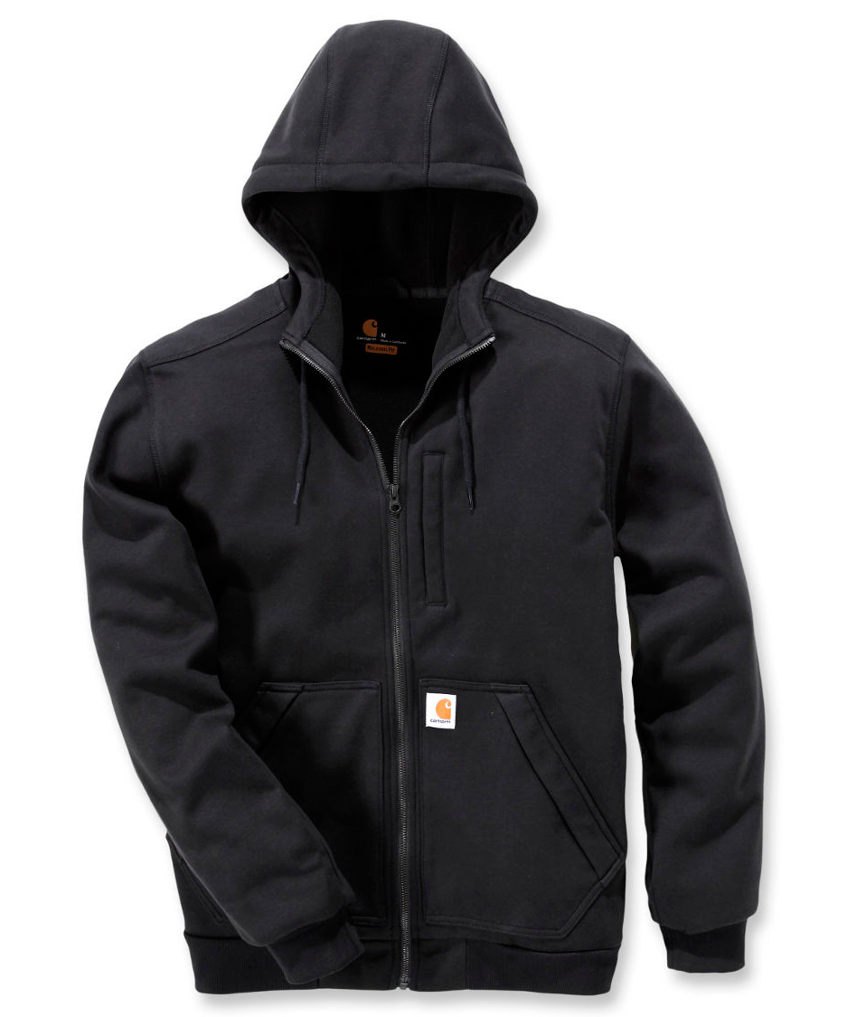 Se Carhartt Wind Fighter Sweatshirt (Black, XL) hos Specialbutikken