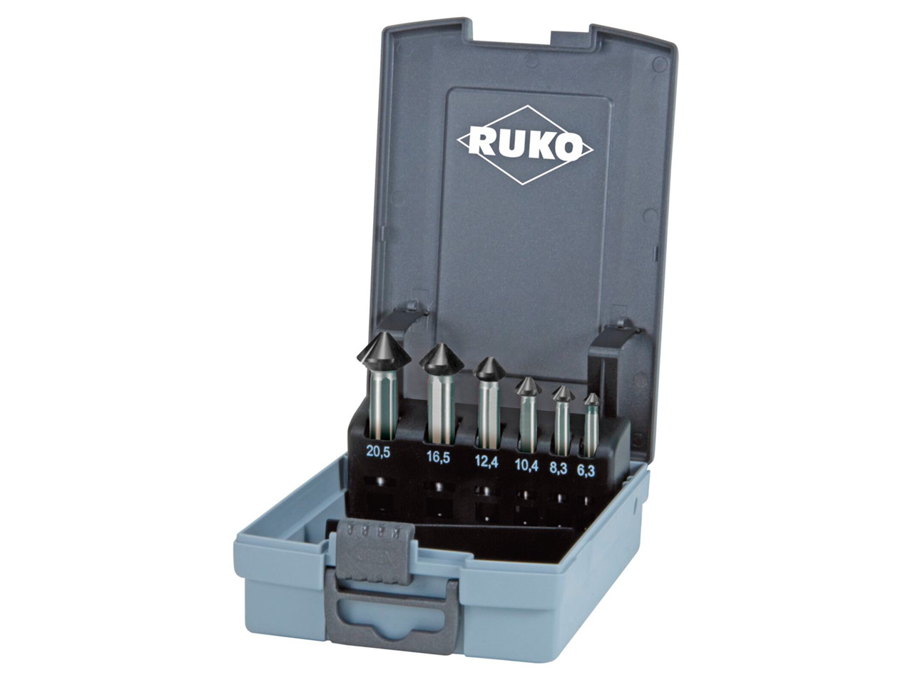Se RUKO Forsænkersæt HSS-RUnaTec UltimateCut 6,3-20,5 mm hos Specialbutikken