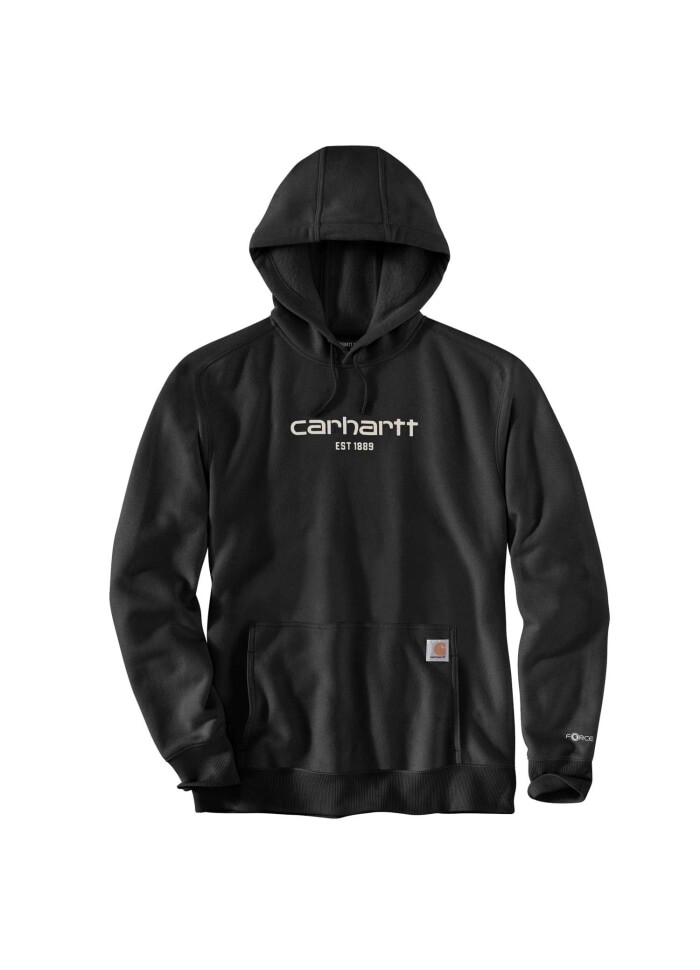Se Carhartt Lightweight Logo Graphic Sweatshirt (Black, S) hos Specialbutikken