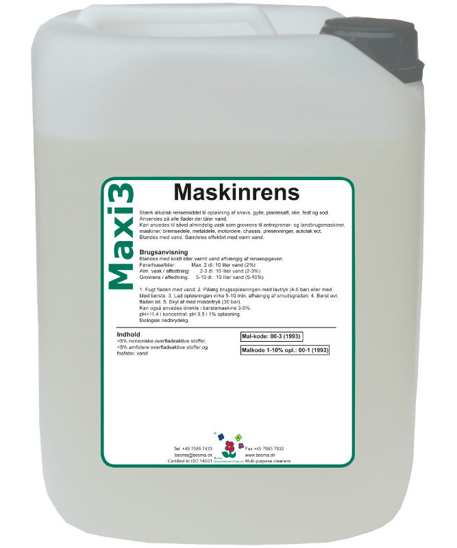 Billede af Besma Maxi3 maskinrens 5 liter