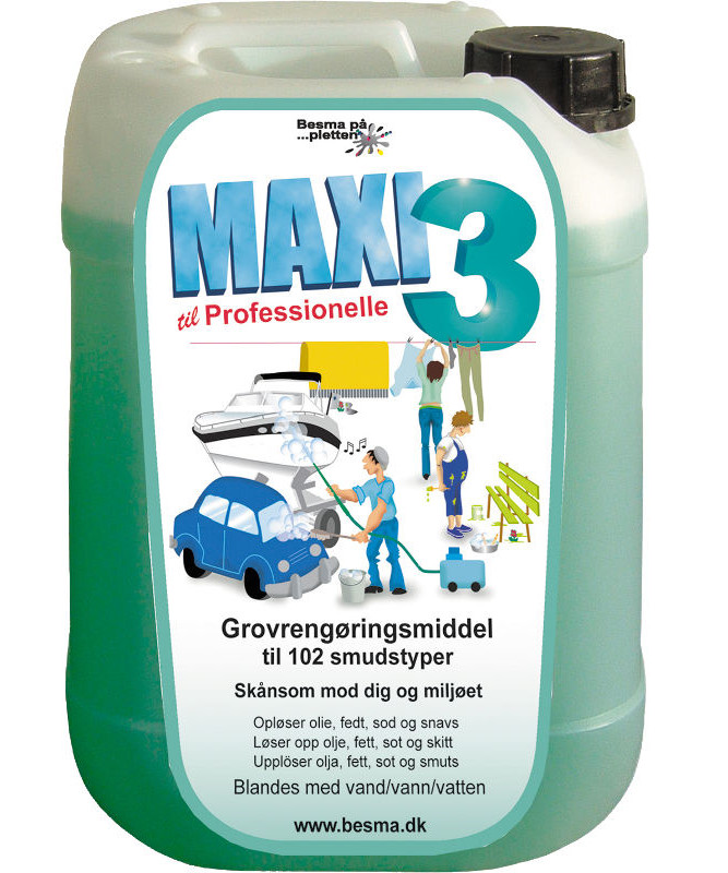 Billede af Besma Maxi3 5L - all-round rengøringsmiddel hos Specialbutikken