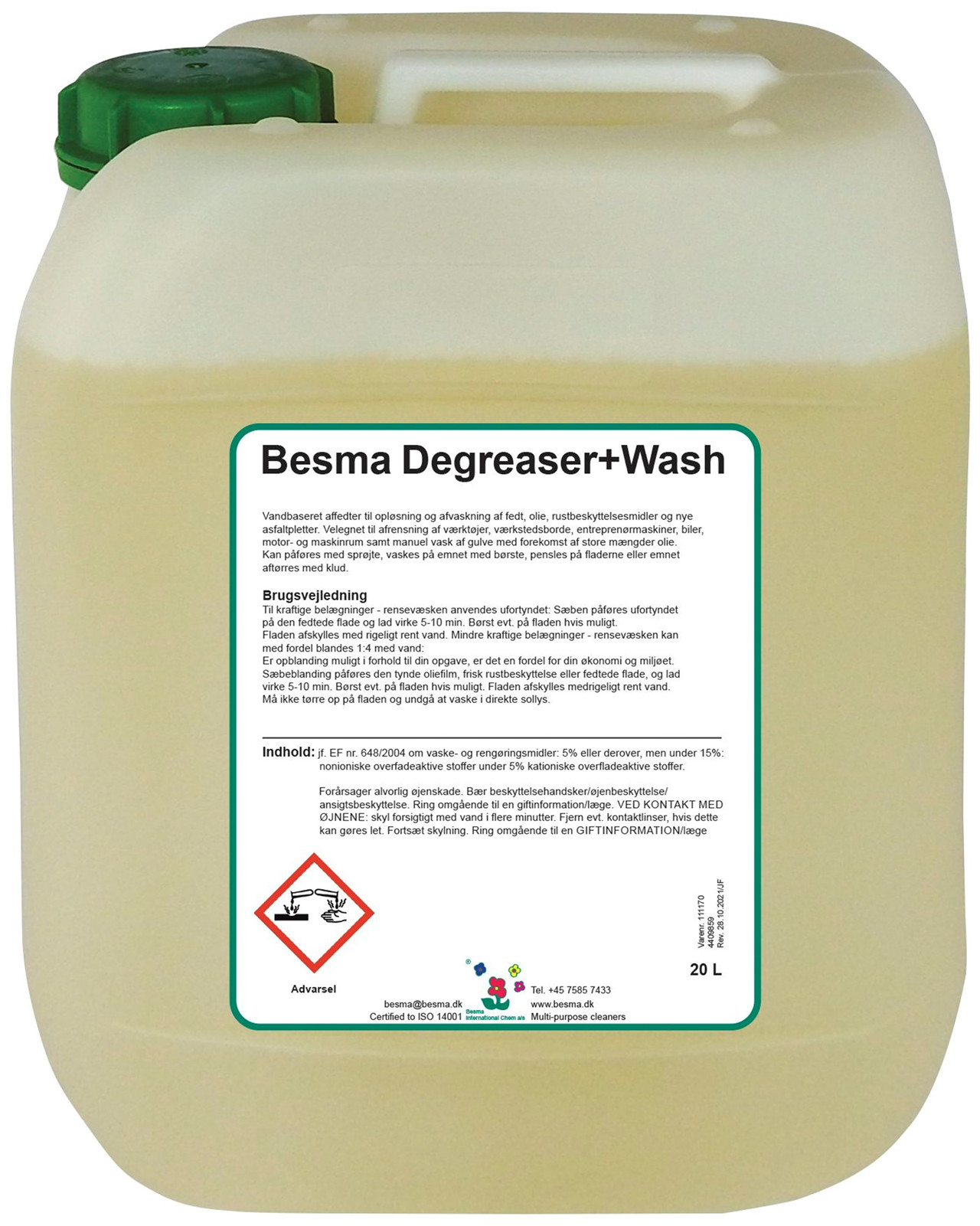 Se Besma Degreaser+Wash 1 L hos Specialbutikken