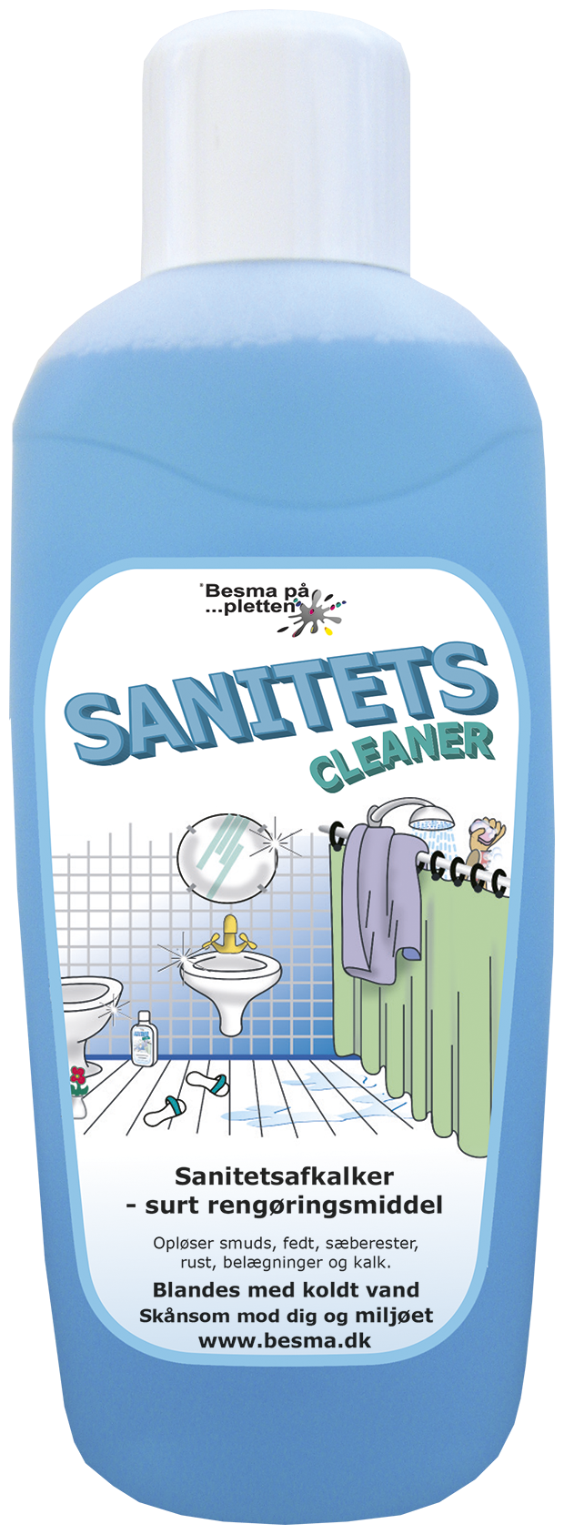 Se Besma sanitets cleaner - 1000 ml. hos Specialbutikken