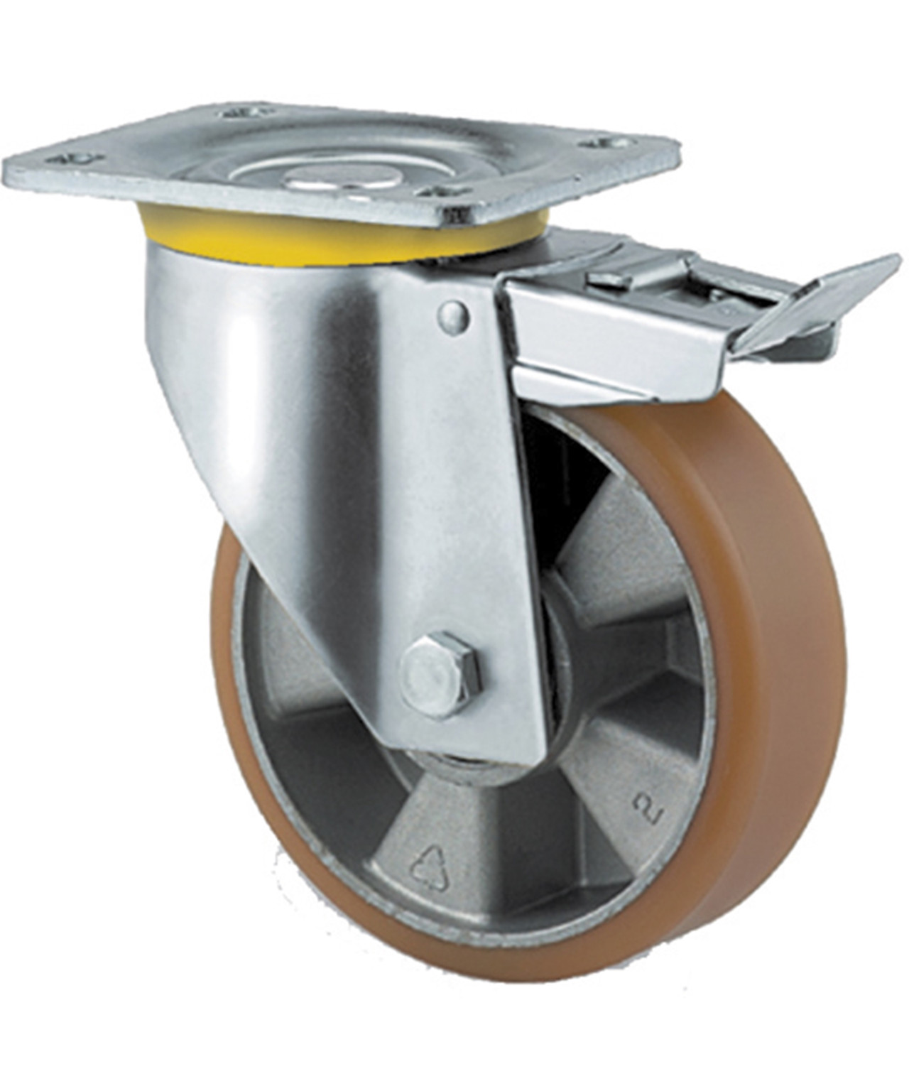 Sv.hjul 160mm brems pl 800kg 4687ITPP63