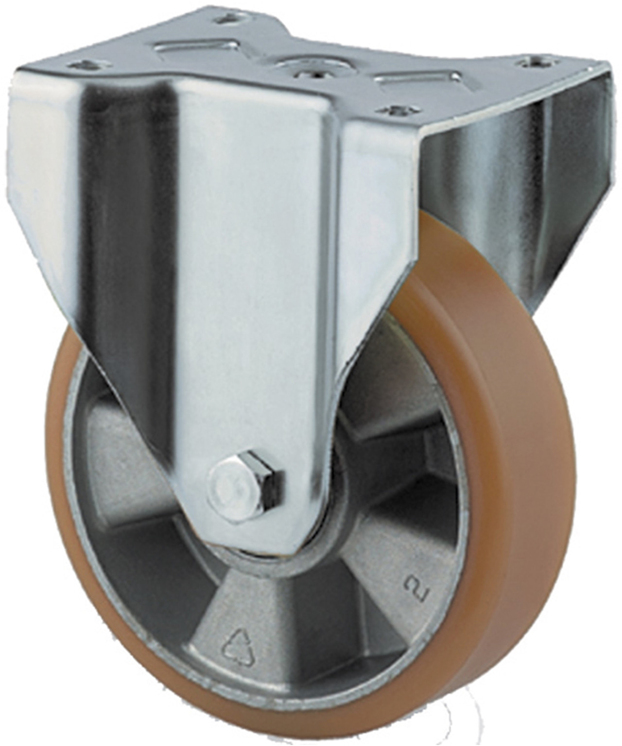 Drejehjul 160mm fast pl 800kg 4688ITPP63