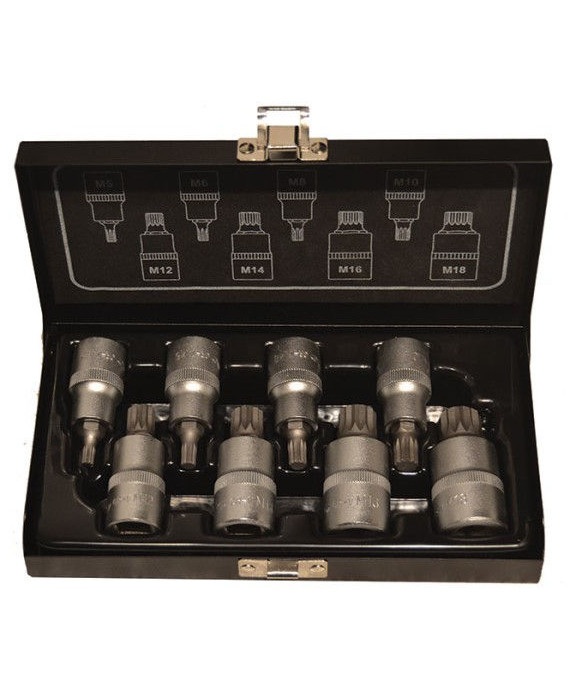 BaTo 1/2 kort stifttopsæt XZN m/ 8 dele