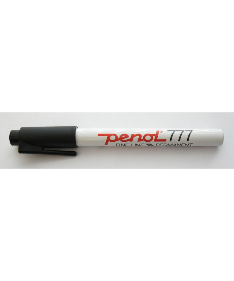 Se Marker Penol 777 1,0mm sort permanent hos Specialbutikken