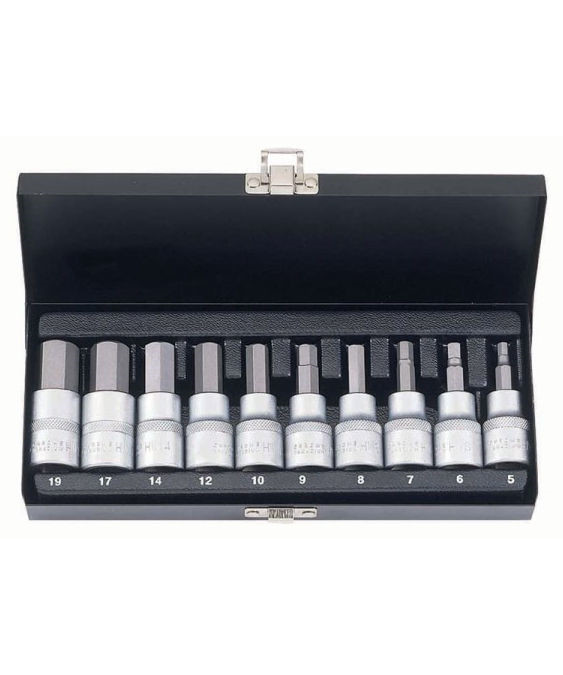 BaTo 1/2 kort stifttopsæt sekskantet m/ 10 dele