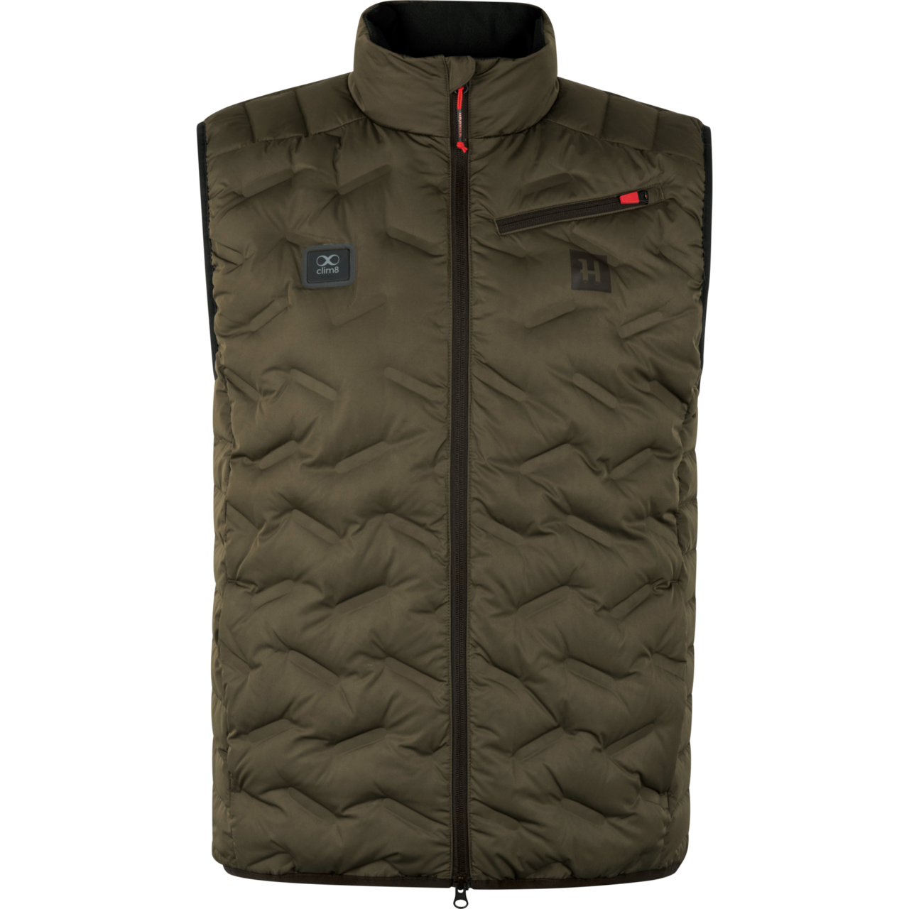 Se Härkila Clim8 insulated waistcoat willow green - 3XL hos Specialbutikken