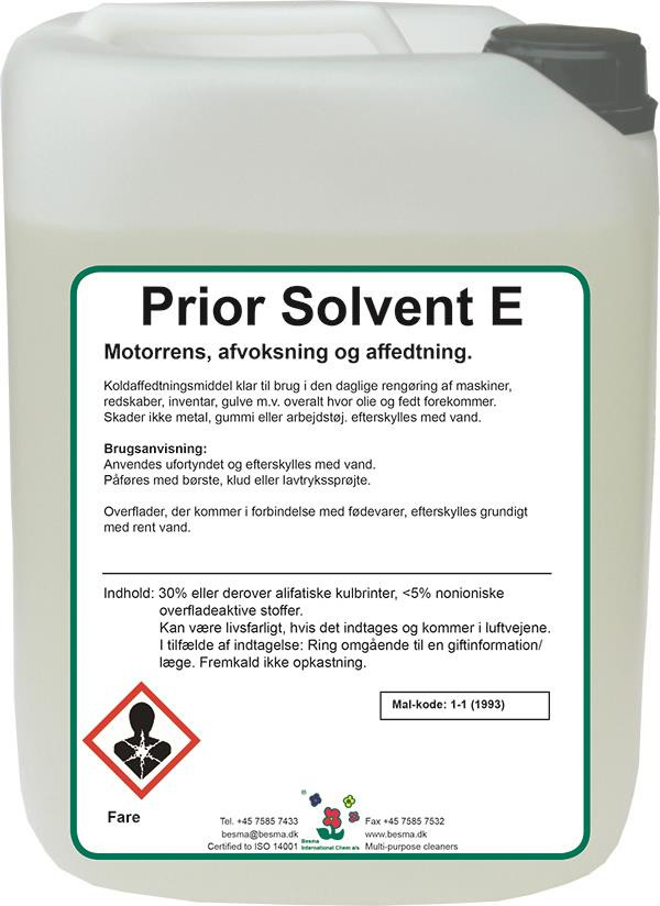 Billede af Besma Prior Solvent E koldaffedtning - 20 liter