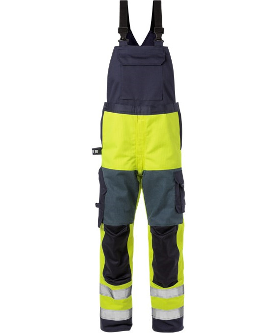 Se Kansas/Fristads Hi-Vis overalls kl. 2 (Hi Vis Gul/Marine, 54) hos Specialbutikken