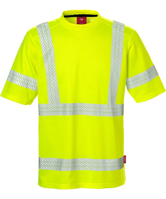 Kansas/Fristads Hi-Vis T-shirt klasse 3 (Hi Vis Gul, 2XL)