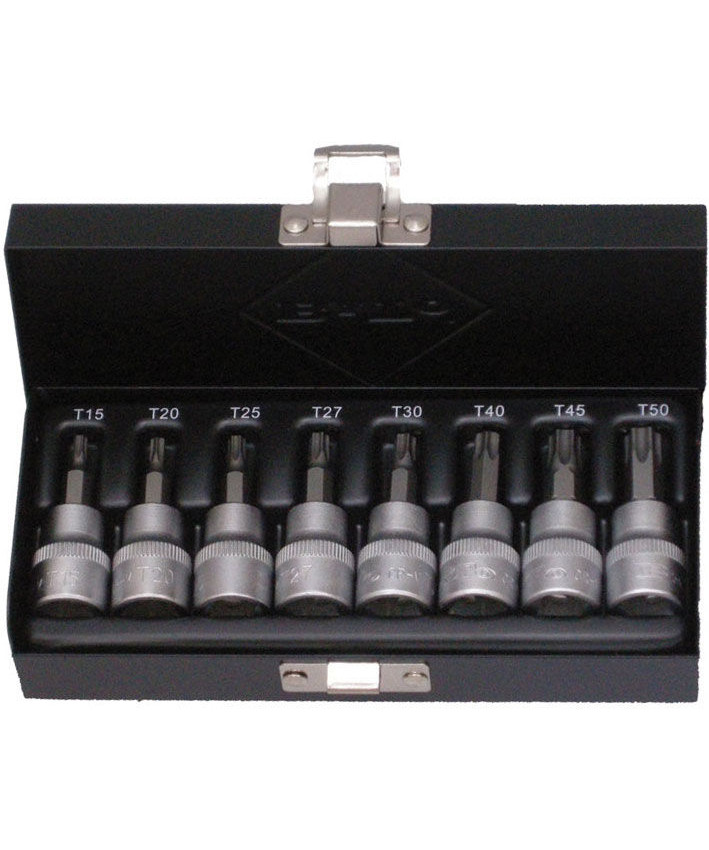 BATO Stifttopsæt 3/8" Torx 15-50. 8 dele.