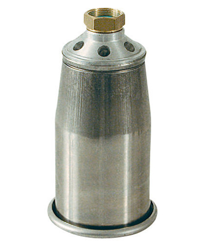 Brænderrør rustfri Ø60 mm m/ vindbeskyttelse