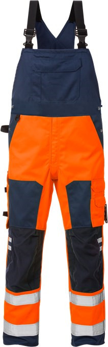 Kansas/fristads Hi Vis Overalls Kl. 2 Hi Vis Orange/marine 46