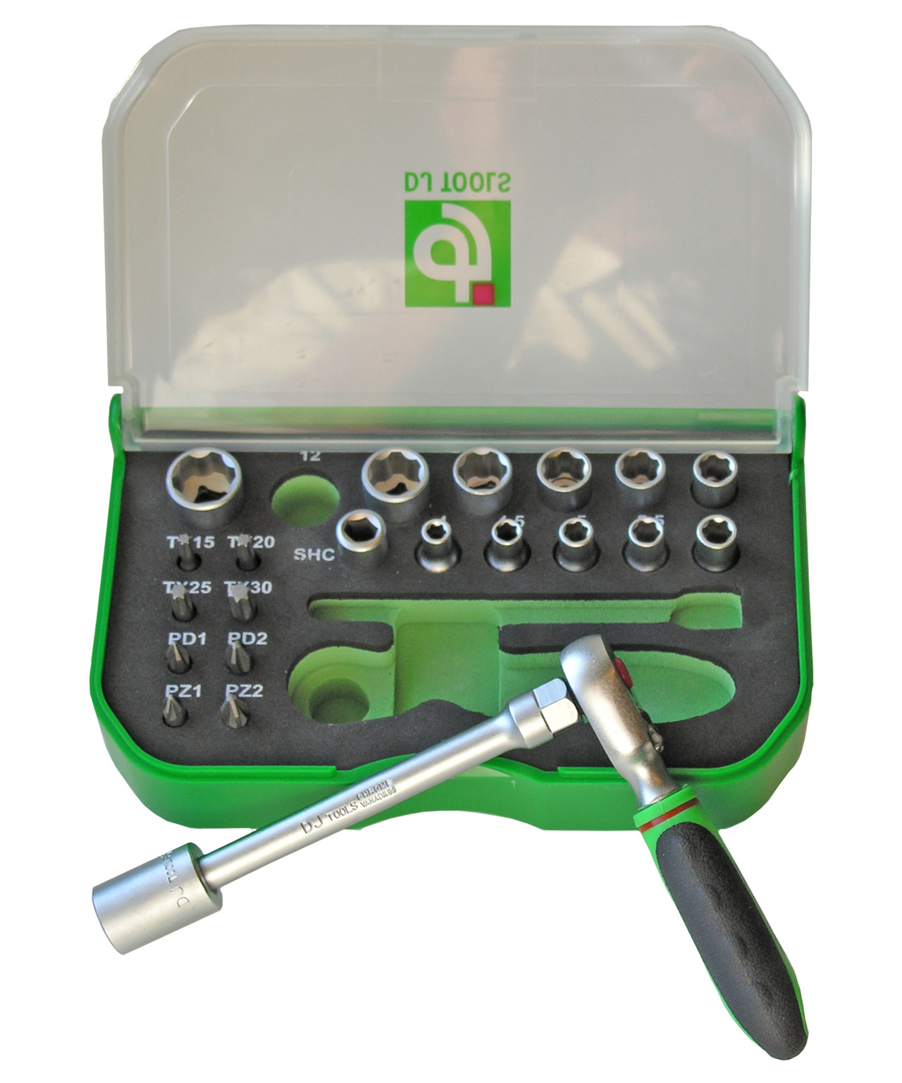 DJ Tools 1/4" top- og bitssæt