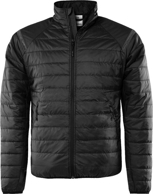 Kansas/fristads Green Quilted Jakke Sort Xs
