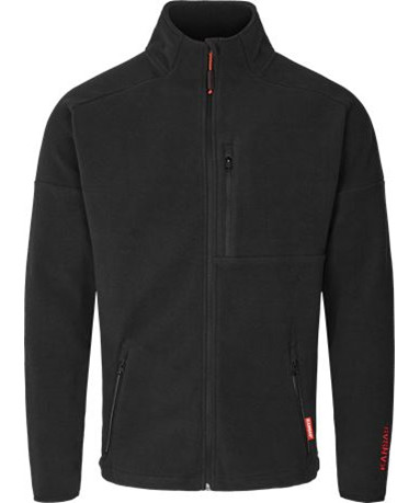 Kansas/fristads Evolve Fleecejakke Sort 3xl