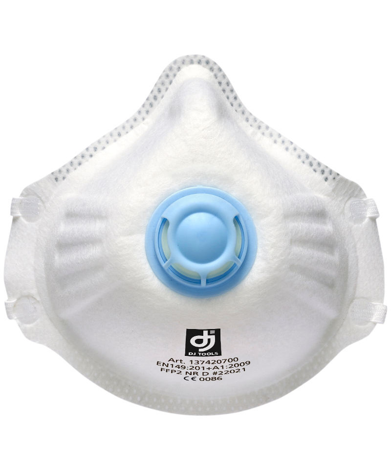 DJ Tools støvmaske FFP2 m/ ventil - 12 stk.