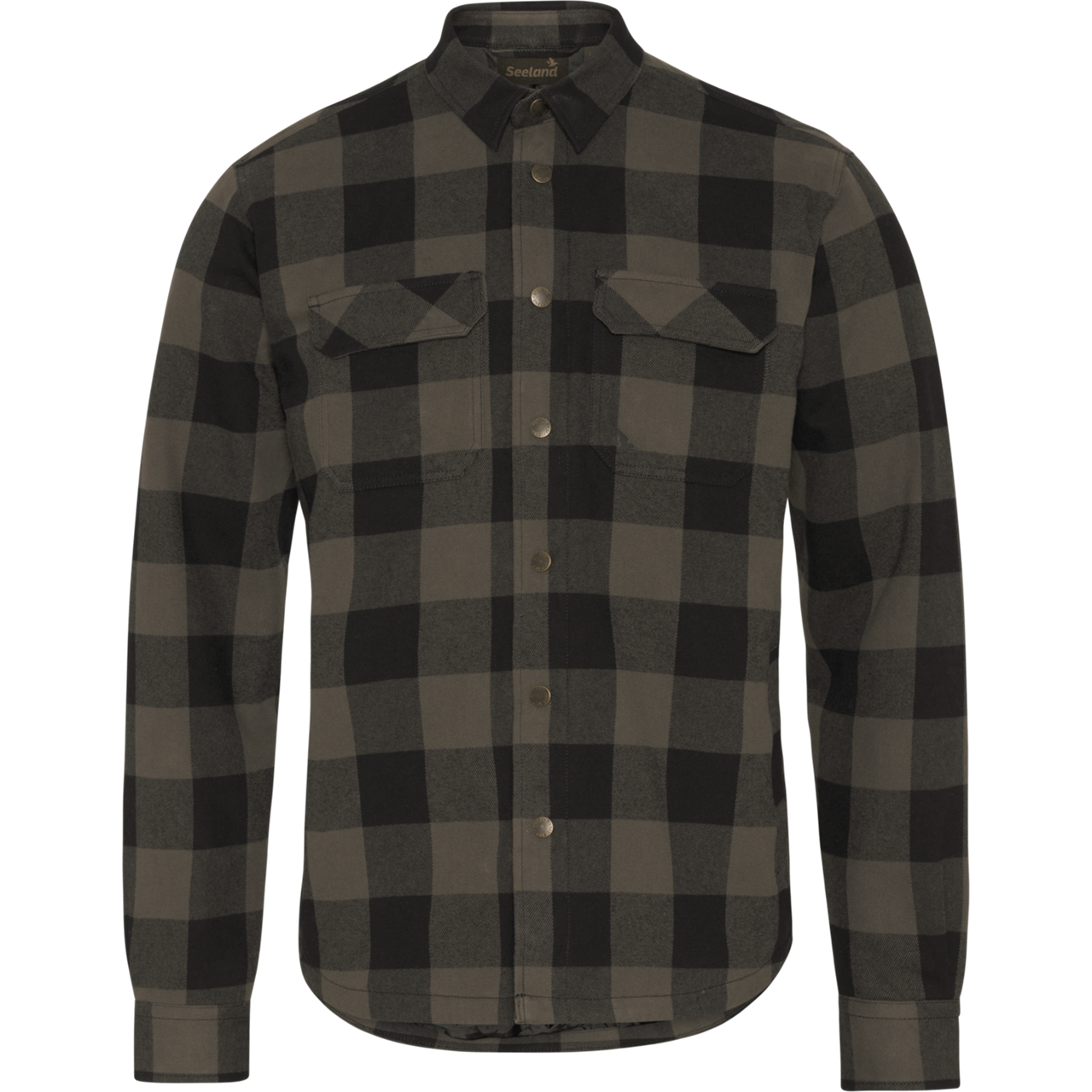Se Seeland Canada skjorte limited edition (Grey Check, M) hos Specialbutikken