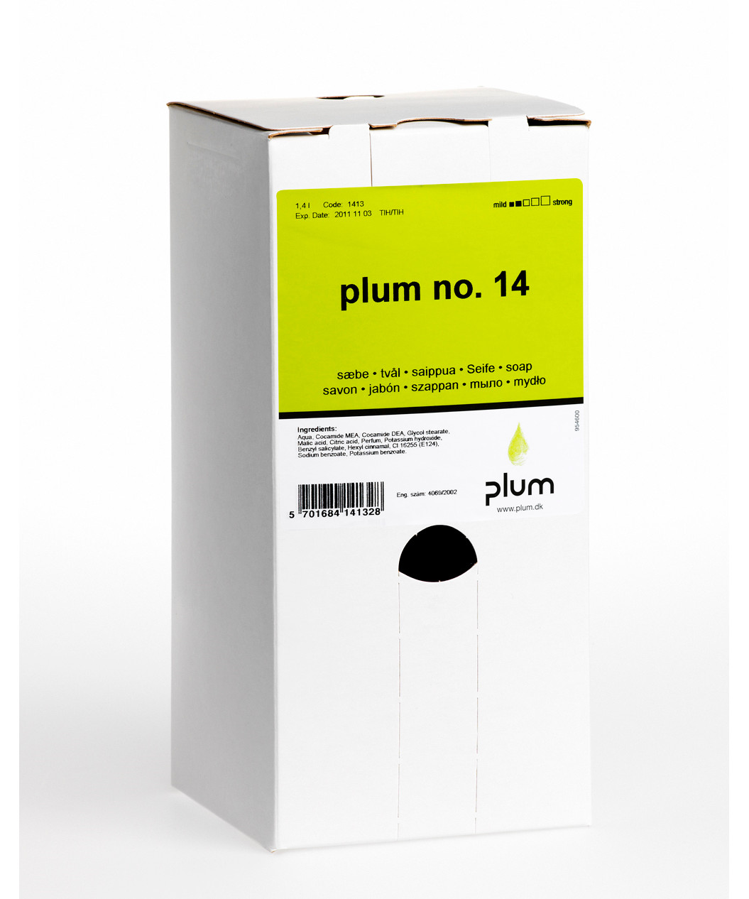 Billede af Plum No. 14 Håndsæbe 1,4L hos Specialbutikken