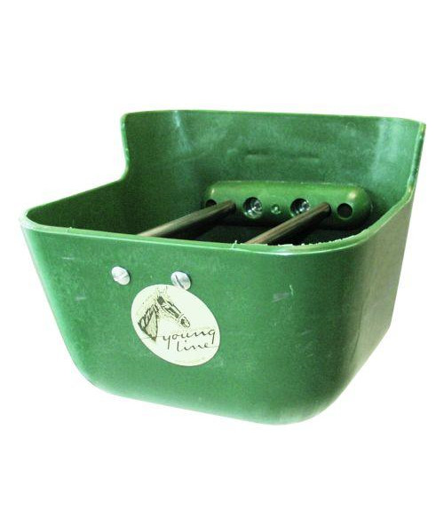 Følkrybbe med rustfri tremmer 7 liter billede