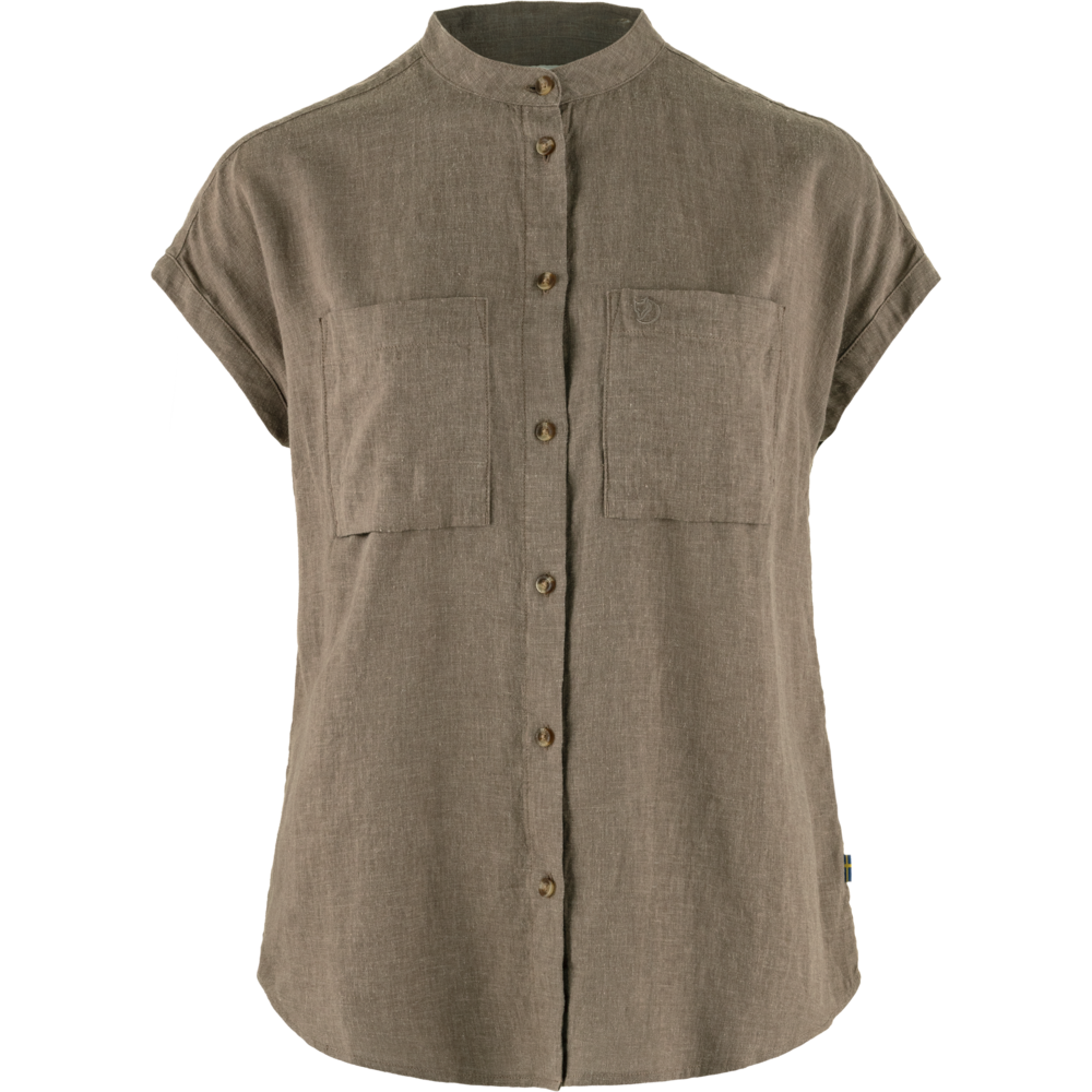 Fjällräven Womens Övik Hemp Shirt S/S (Brun (SUEDE BROWN/244) Large)