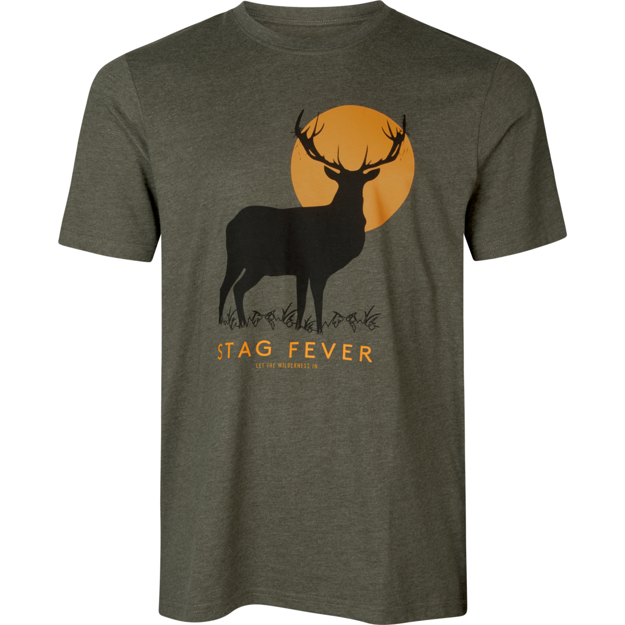 Seeland Stag Fever T Shirt Pine Green Melange M