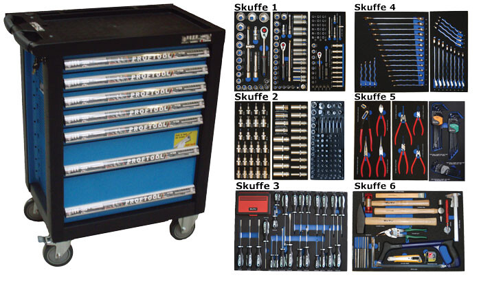 BaTo Værkstedsvogn m/ 468 Dele