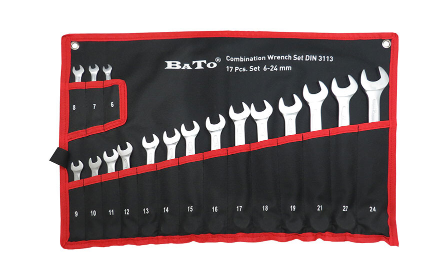 BaTo Ringgaffelnøglesæt 17 Dele