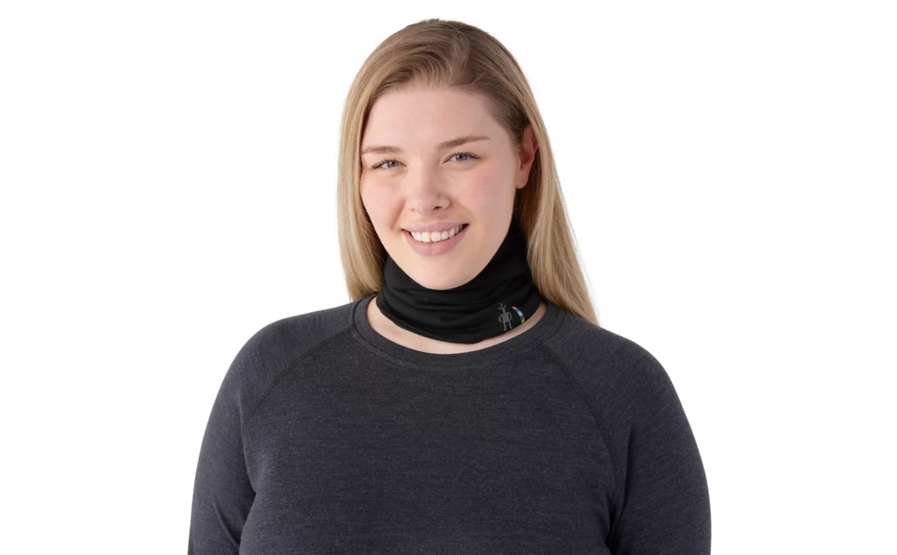 Smartwool Reversible Neck Gaiter (Black)