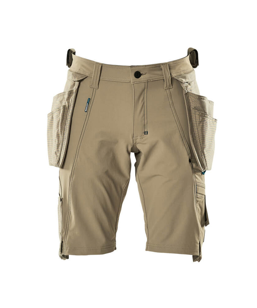 Mascot Advanced shorts med hængelommer (Khaki, 51) billede