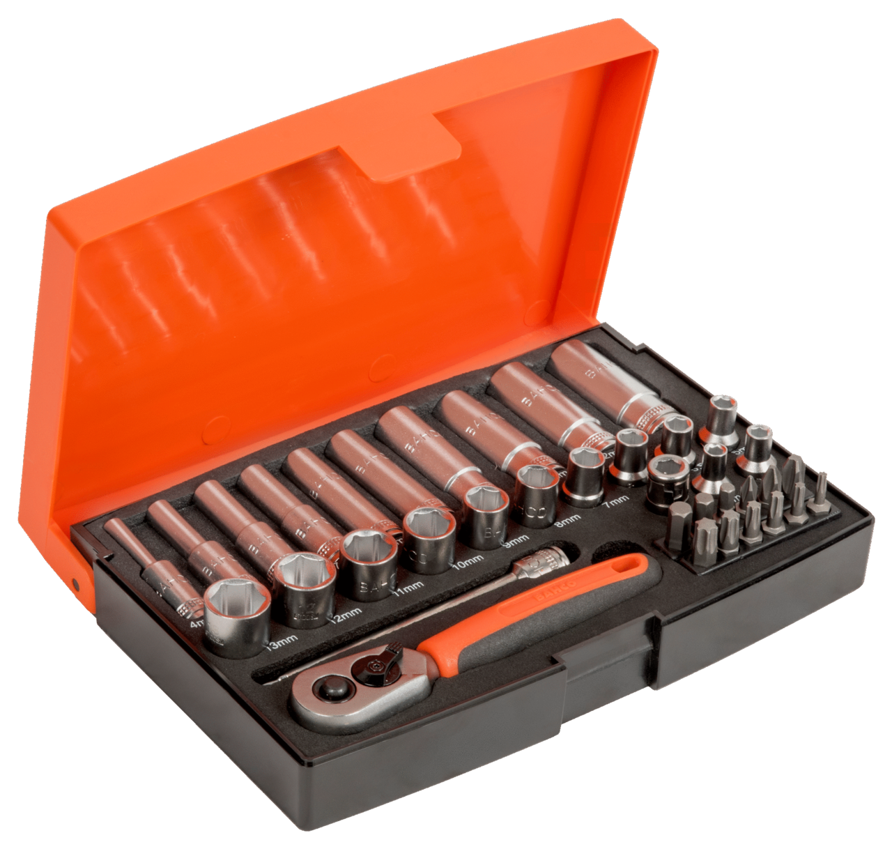 Bahco Sl25l 1/4 " Topnøglesæt 37 Dele