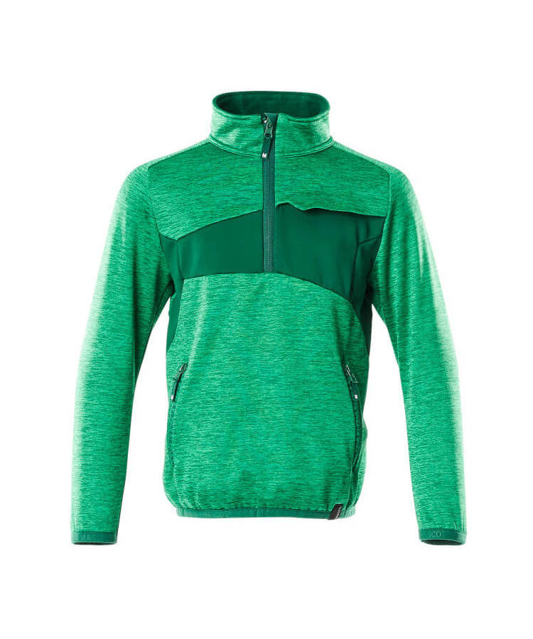 Mascot fleecetrøje til børn (Græsgrøn/Grøn, 104)