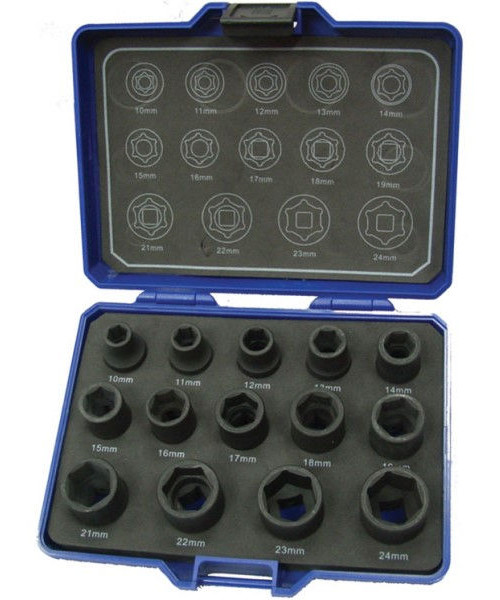 BaTo 1/2" Krafttopsæt 10-24 mm billede