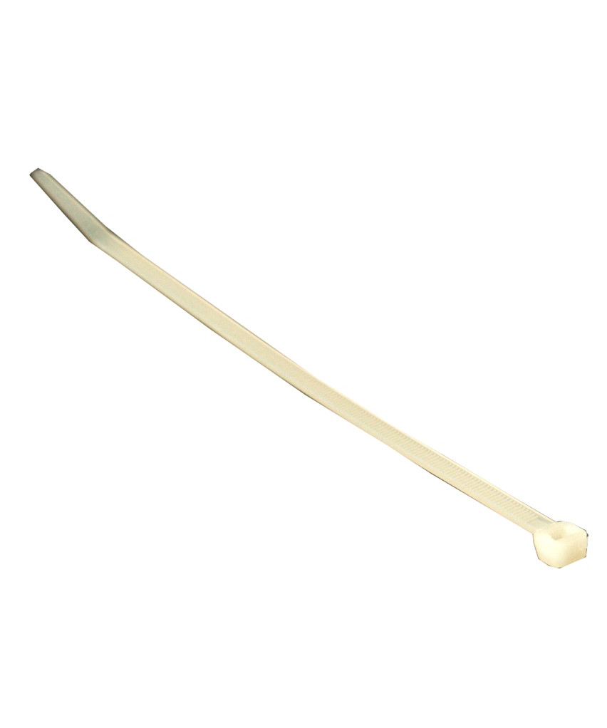 Kabelbindere hvid 4,8x190 mm - 100 stk.