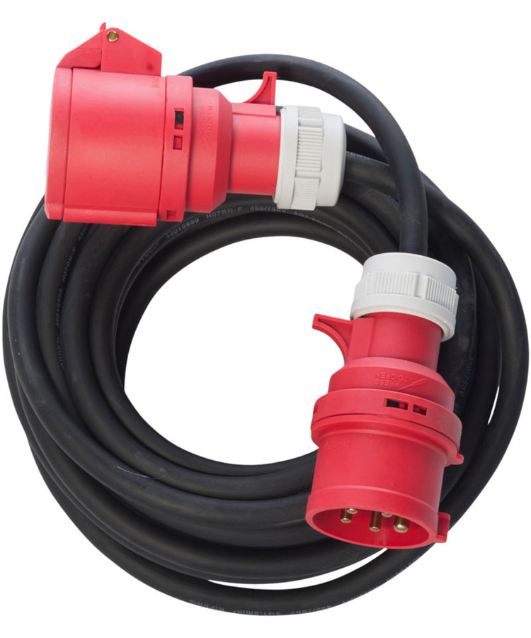 Forlængerkabel 10 mtr. 5G1.5 CEE med fasevender