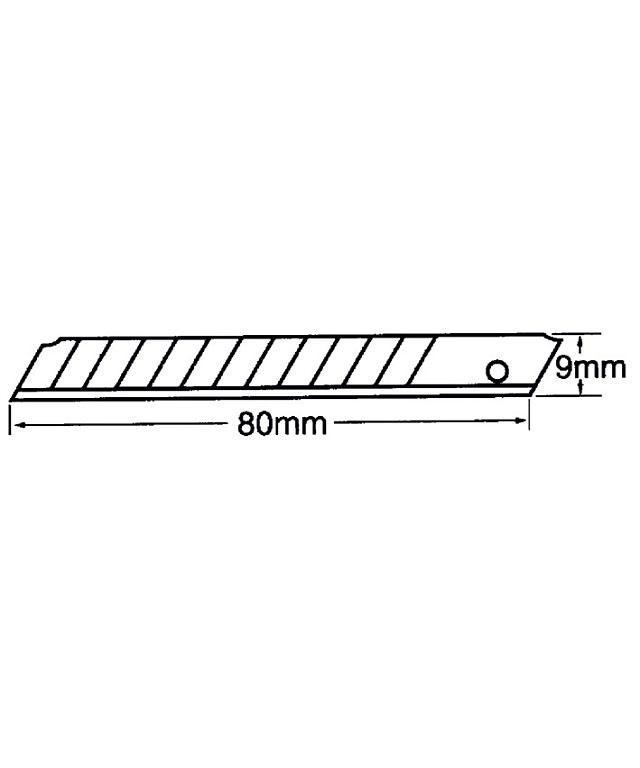 Olfa Asb 10 Knivblade 10 Stk. 9 Mm