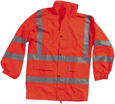 Se Ocean Comfort stretch jakke EN471 (Orange, L) hos Specialbutikken