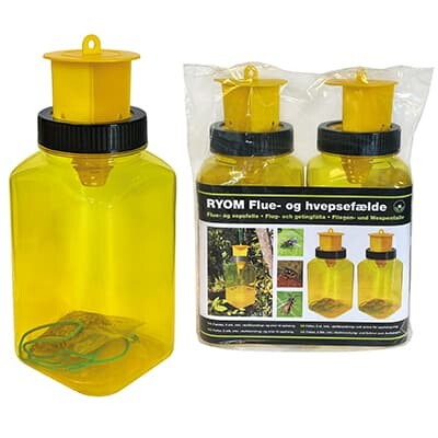 Ryom Flue og Hvepsefælde M/Lokkemid - 2 stk