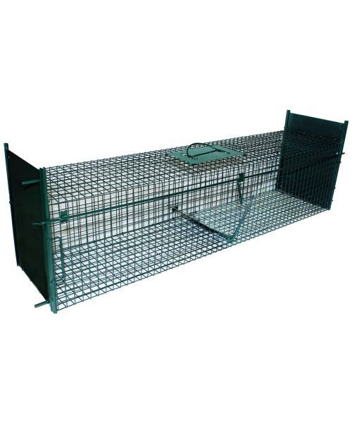 Trådfælde 103 cm m/ faldlem og 2 indgange billede