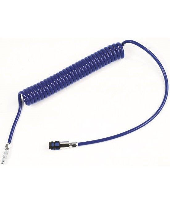 Flowconcept blå spiralslange 5 m / Ø10 mm 1/4 kobling/nippel serie 1625 billede