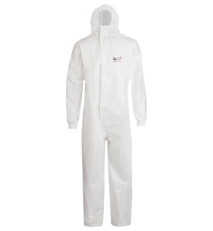 Worklife Beskyttelsesdragt Safe 56 type 5B/6B - M - Beskyttelsesdragter - Asbest støv - Beskyttelsesdragt Type 5/6